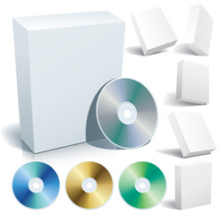 Blank box and dvd