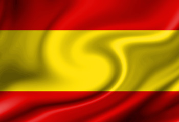 Obraz premium Spanish flag