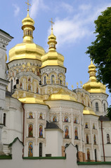 Fototapeta na wymiar Cathedral of the Dormition - Kiev Pechersk Lavra in Ukraine