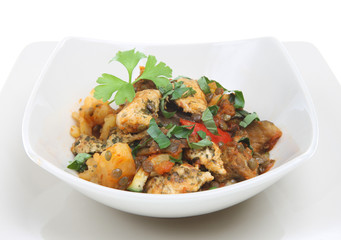 Lemon Chicken with Basil