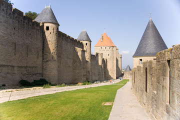 Fototapeta na wymiar Festung Carcasonne