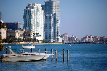 Obraz na płótnie Canvas Widok South Miami Beach (SoBe)