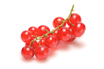 Soft fruit isolated against white background