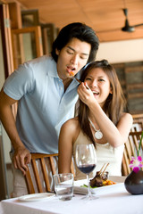 Couple Having Dinner