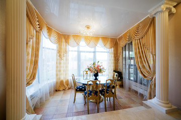 table in modern flat