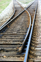 Fototapeta premium Railway point