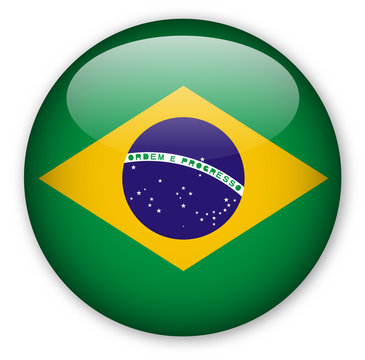 Brasilian Flag button