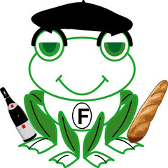 Frenchlittle green frog 010