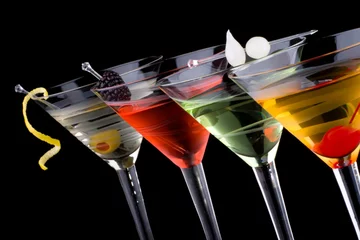 Papier Peint photo Cocktail Martini classique - Série de cocktails les plus populaires