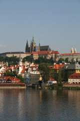 Fototapeta premium Prague Castle and Vltava River