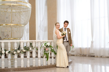 Newly-married couple