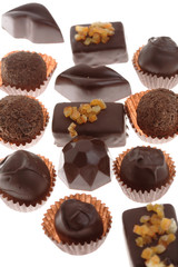 Delicious, handmade chocolate pralines