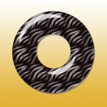 Rosquilla de chocolate