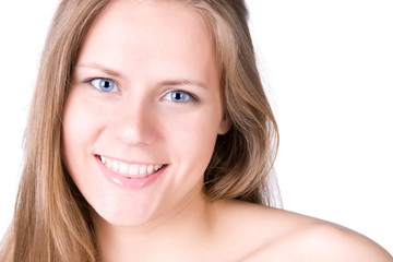 Obraz premium Young happy woman portrait