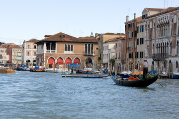 Gondolas in Venice