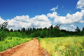 Naklejka premium Road
