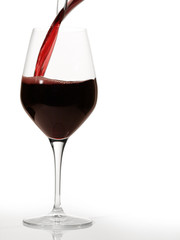 Wein einschenken