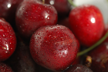 Ripe Red Cherries