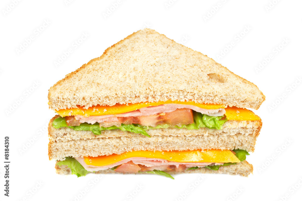 Canvas Prints healthy ham sandwich