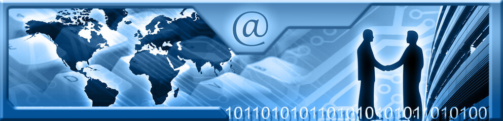 bandeau business bleu