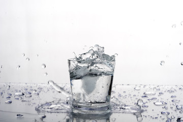 Fresh and cold water
