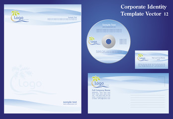 Corporate Vector Business Template 12