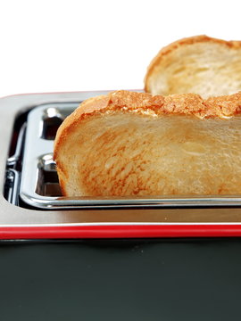 frühstück büffet, toastbrot im toaster