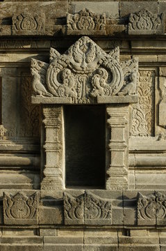 Carving and Borobudur Temple Indonesia
