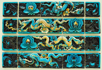 Ancient chinese mosaic