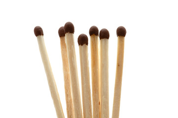 matches on white