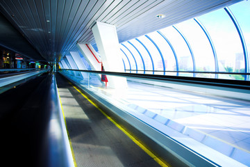 Obraz premium Empty escalator