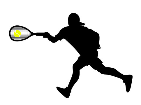 Tennis Player (silhouette)