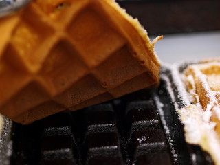 waffle im waffleeisen
