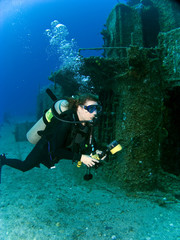 Female Underwater Photographer