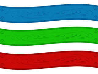 Obraz premium Banner twirl