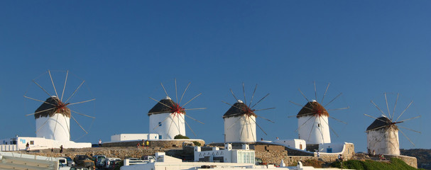 Mykonos Windmills Panoramic