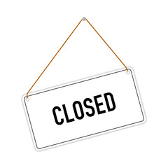 sign closed