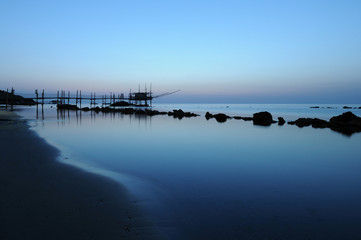 Trabocco all'alba 