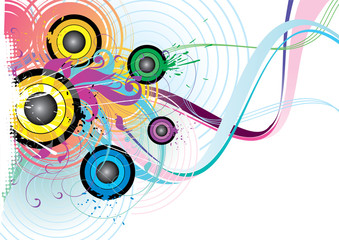 Obraz premium Flying music