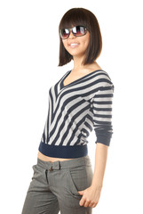 Lady with sunglasses