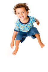 Young Boy Jumping