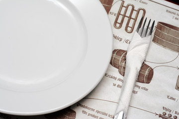 Plate and Fork