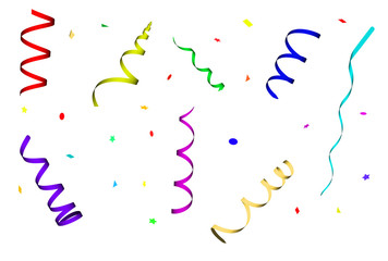 Coriandoli e stelle filanti