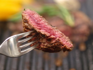 gegrilltes rindfleisch,medium