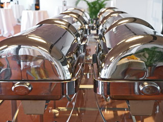 b&uuml;ffet,chafing dish, bankett gastronomie