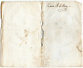 1748 : Parchemin ( texture old paper / Backgrounds) - obrazy, fototapety, plakaty