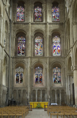 Obraz premium Cathedral of Peterborough, north aisle