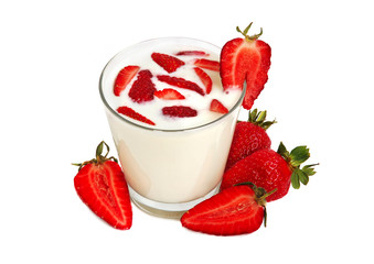 Strawberry milkshake