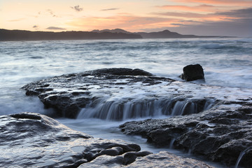 Obraz premium Coastal Sunset, New Zealand