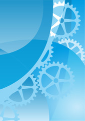 Blue abstract background